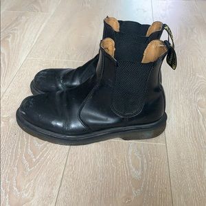 Dr. Martens Black Leather Chelsea Boots (Airware)